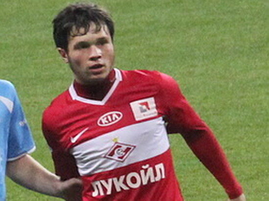 Козлов в матче за "Спартак". Источник - Википедия