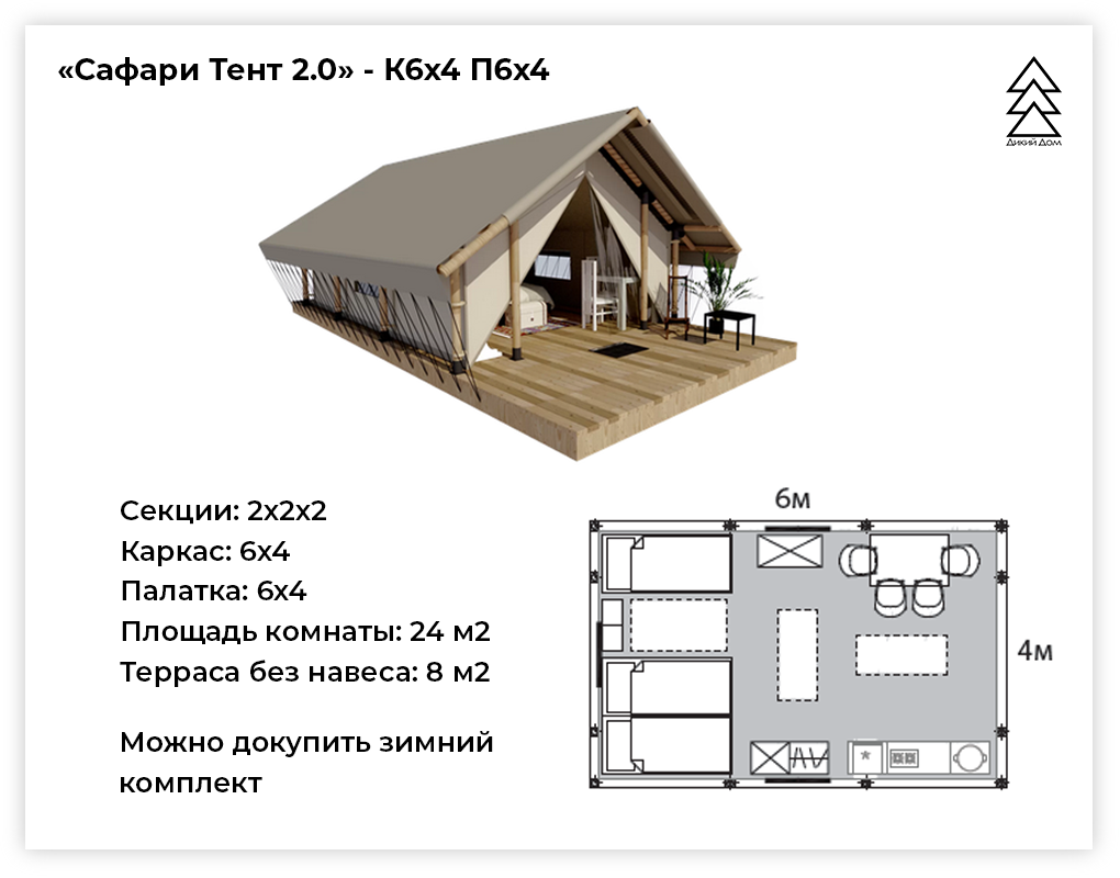 Обзор модуля «Сафари Тент» 2.0 | Дикий Дом | Дзен