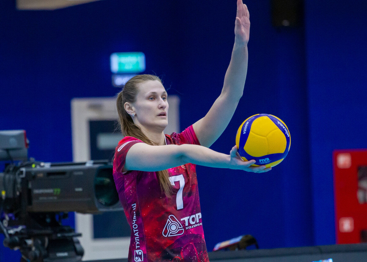 Анастасия Азанова провела в "Тулице" второй подряд очень хороший сезон и стала самой полезной среди диагональных по выполнению подачи