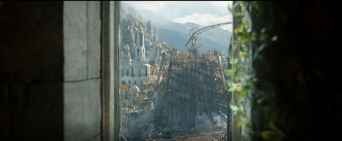 Келебримбор: ... вот только гномы не стали ждать ксерокопию, уже возвели пять этажей. 