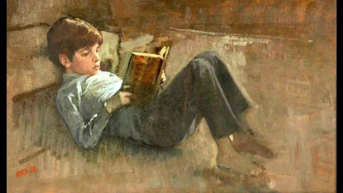 Свистящий мальчик картина
