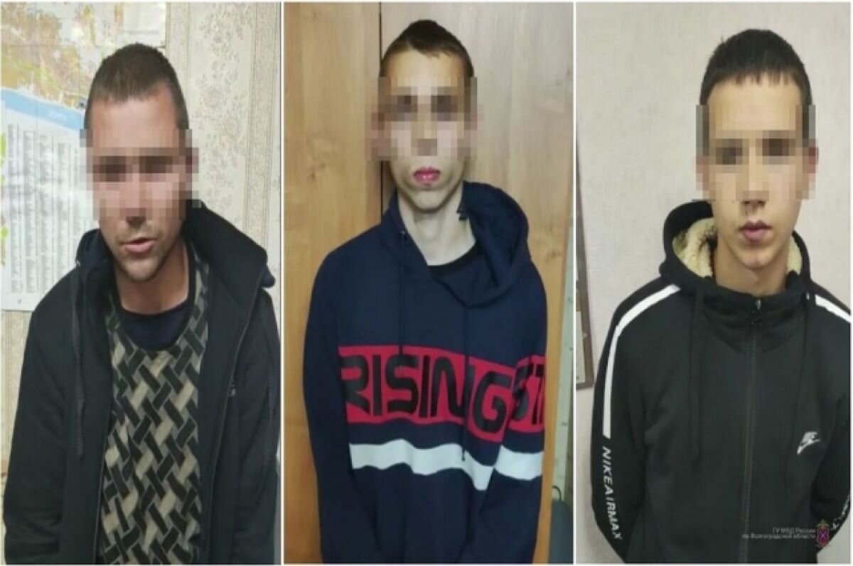    В Волгограде задержана троица, подозреваемая в грабеже прохожего