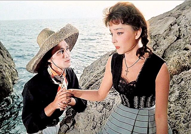 Владимир Коренев и Анастасия Вертинская в фильме "Человек-амфибия", 1962