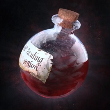 Что-то зелье здоровья, которое на игровом языке называют "хилкой", подозрительно красное...