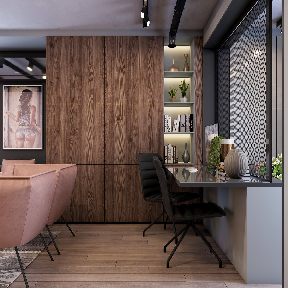 Оформление рабочего места от команды Домострой для семейной пары