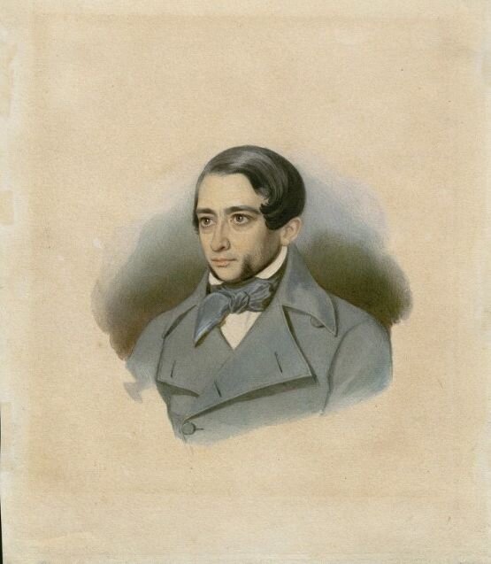 Неизвестный художник. Андрей Александрович Краевский. 1830- 1840-е гг. 