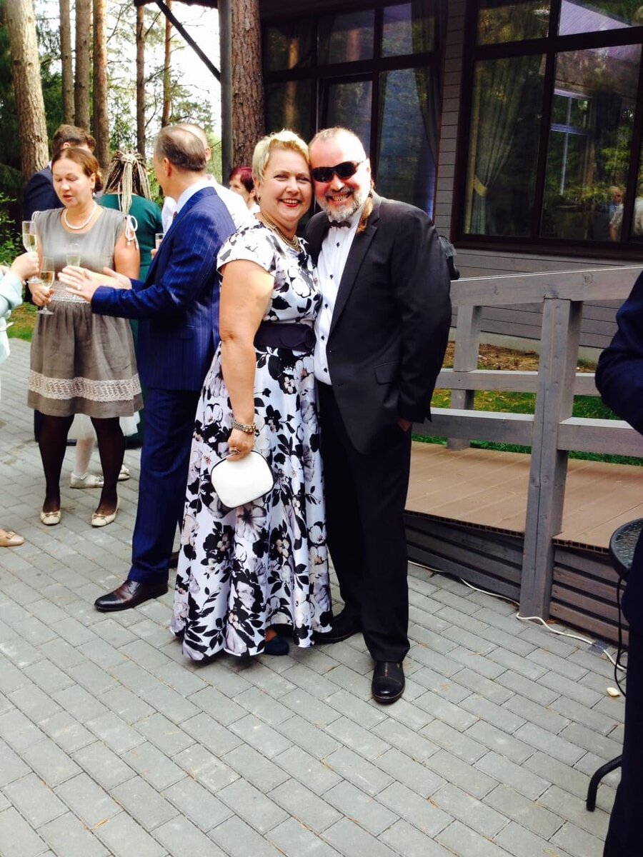 С супругой Татьяной
