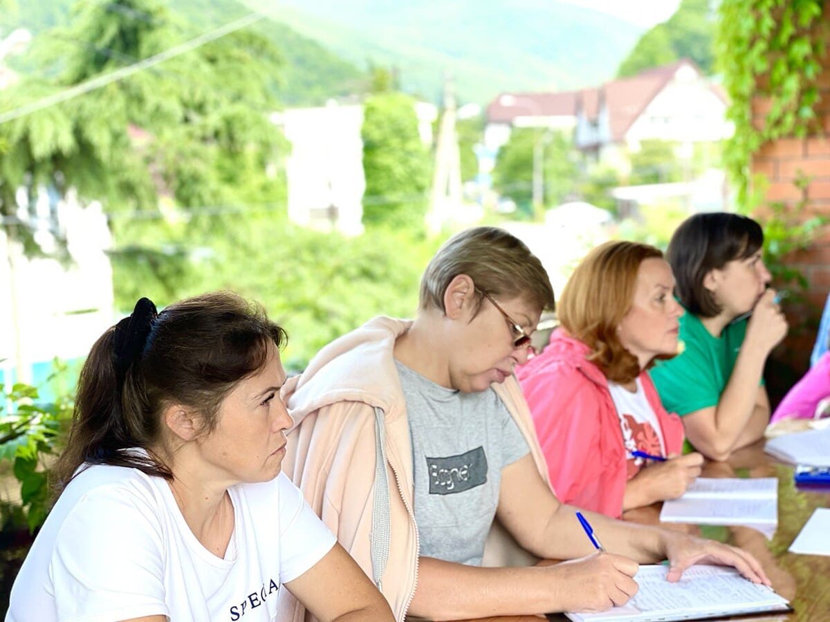 Мамы  на программе учителя-дефектолога Татьяны Гогуадзе "Успешный Старт".