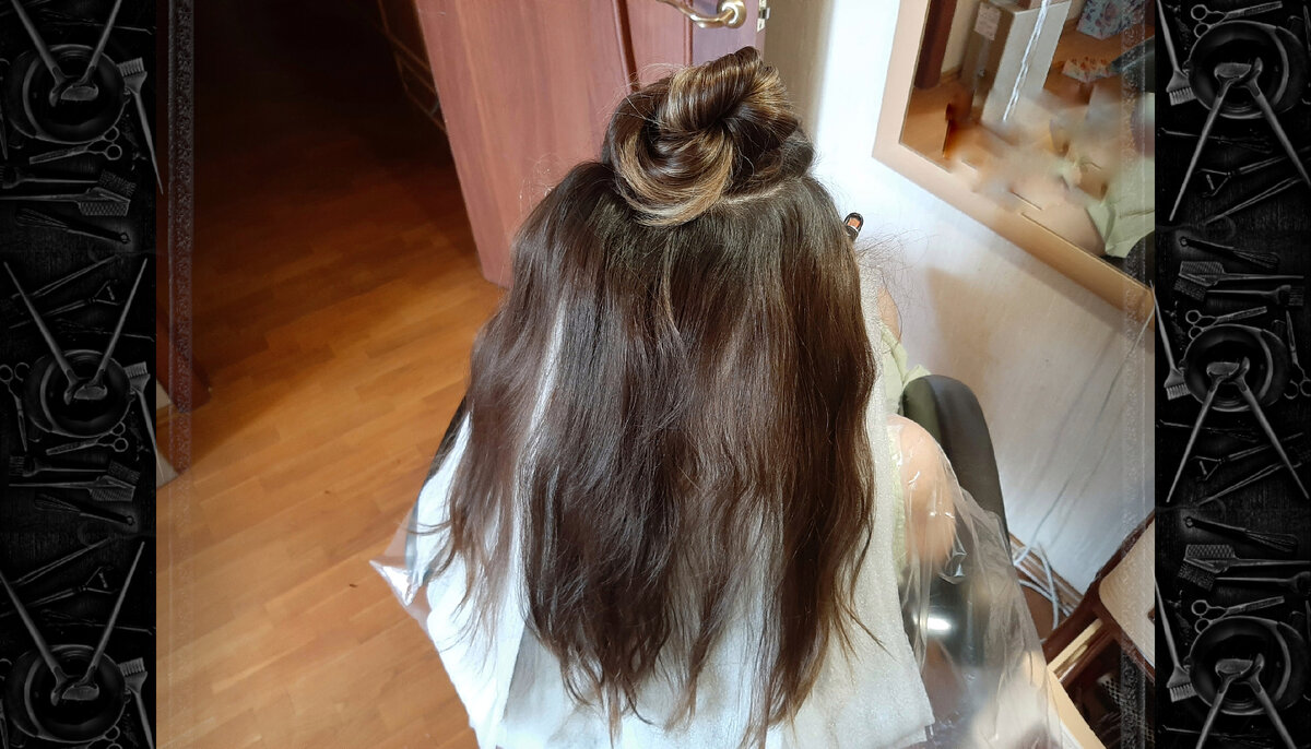 Волосы перед осветлением