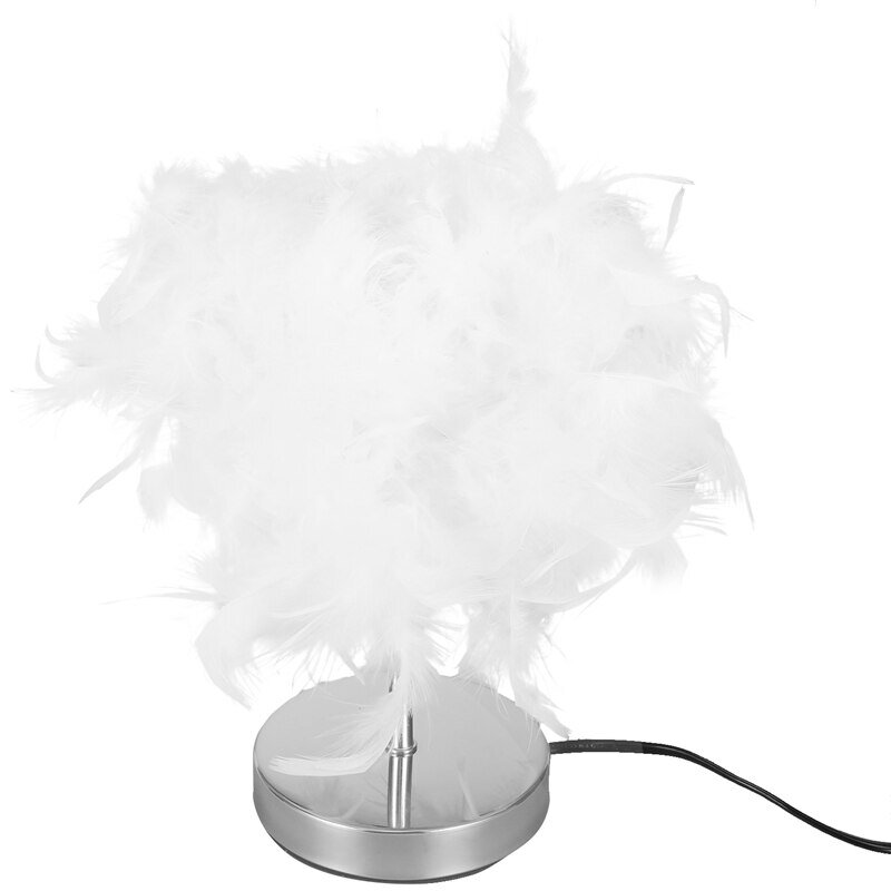 Настольная лампа с перьями