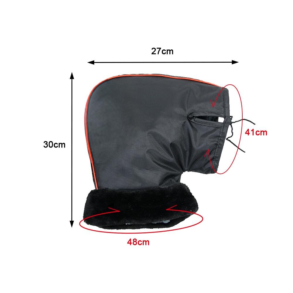 Перчатки на руль снегохода