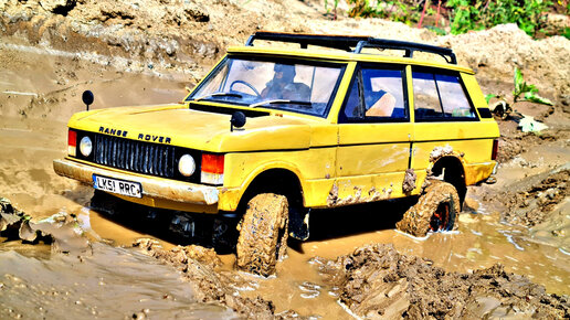 Древний 2-х дверный LR RANGE ROVER ... Отличная копийка на шасси HPI Venture 4x4