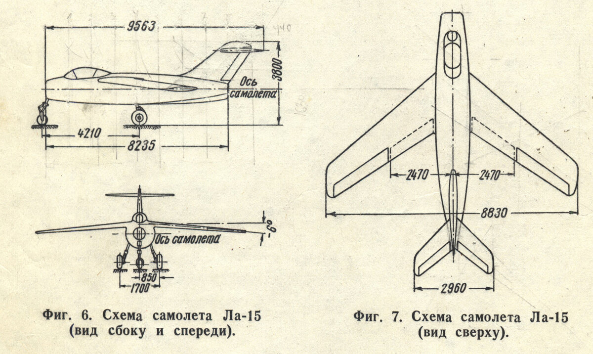 Реданная схема реактивного самолета
