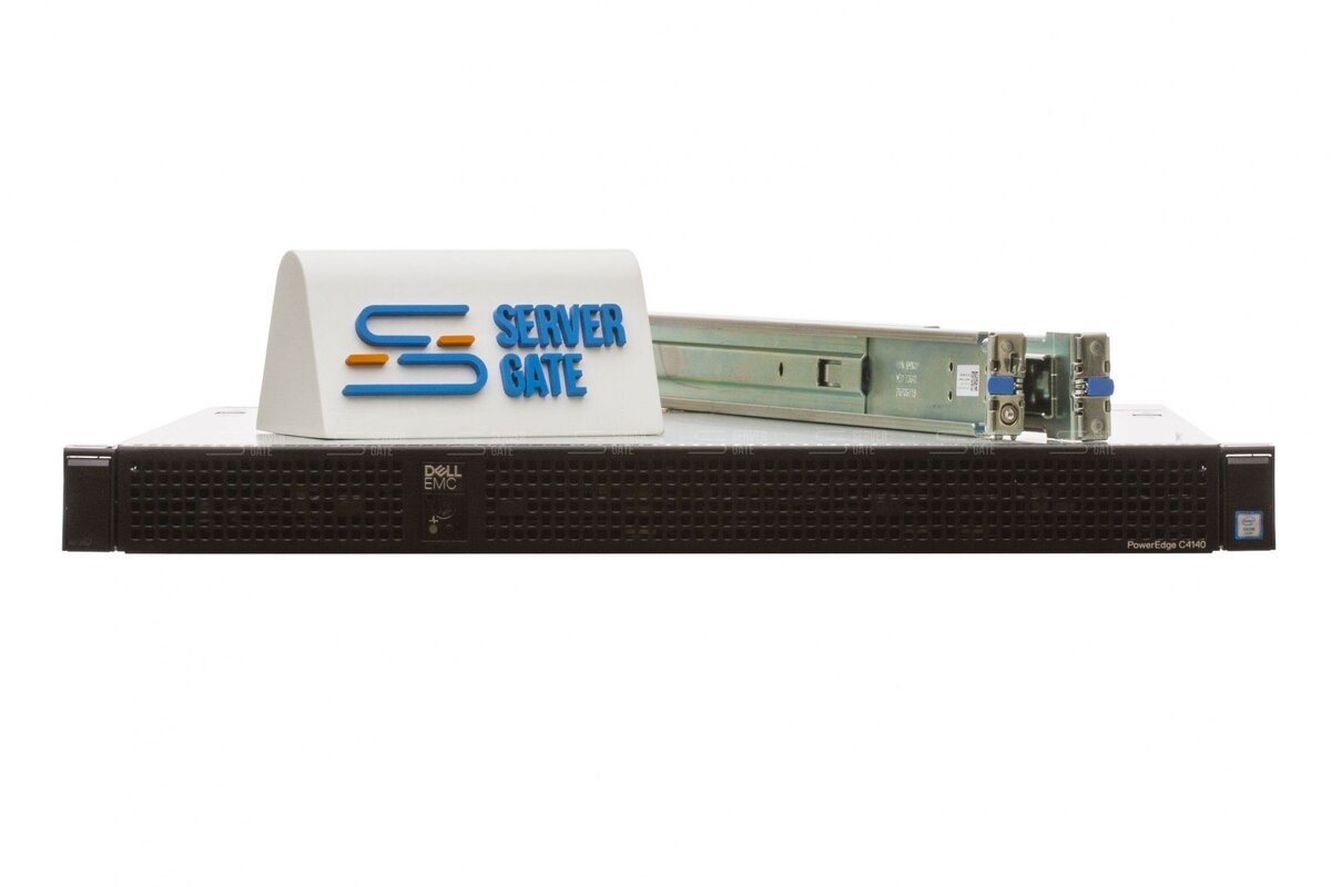 Dell C4140 вид спереди 
