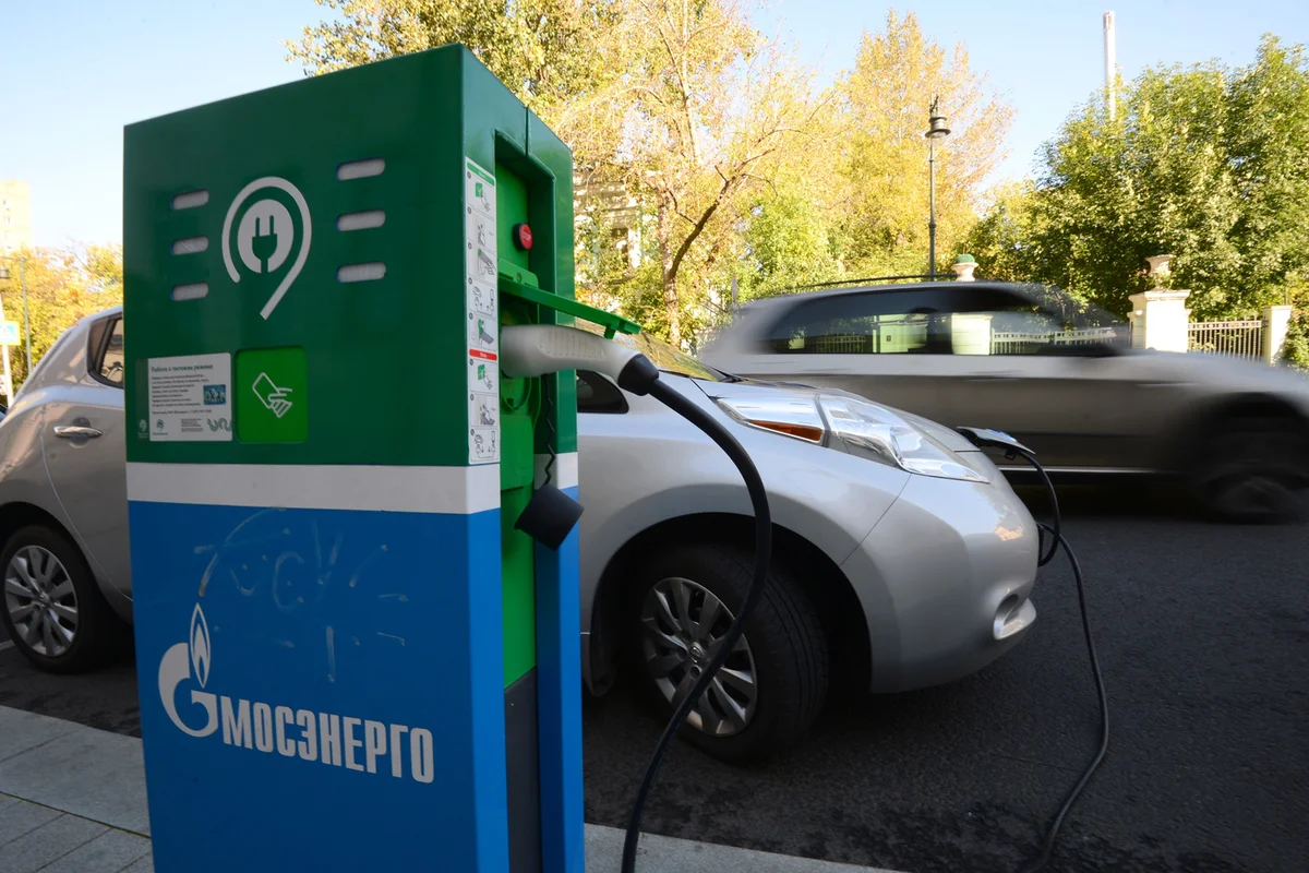 Зарядная станция в Москве, фото из открытых источников