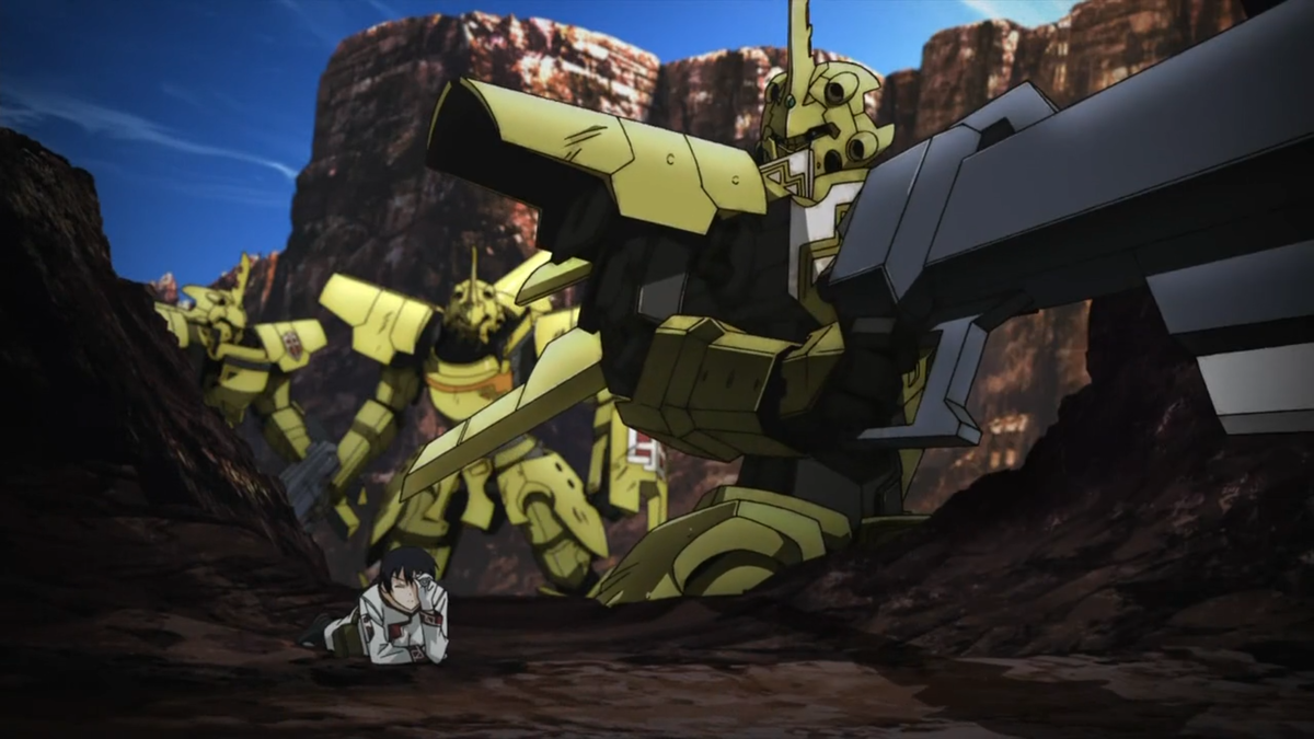 пример рисовки в аниме Break Blade 