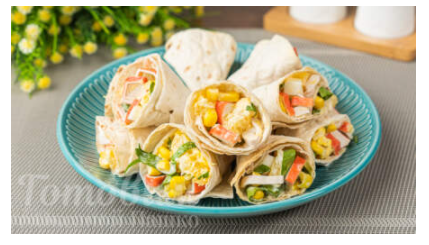 Закуска в кулечках из лаваша