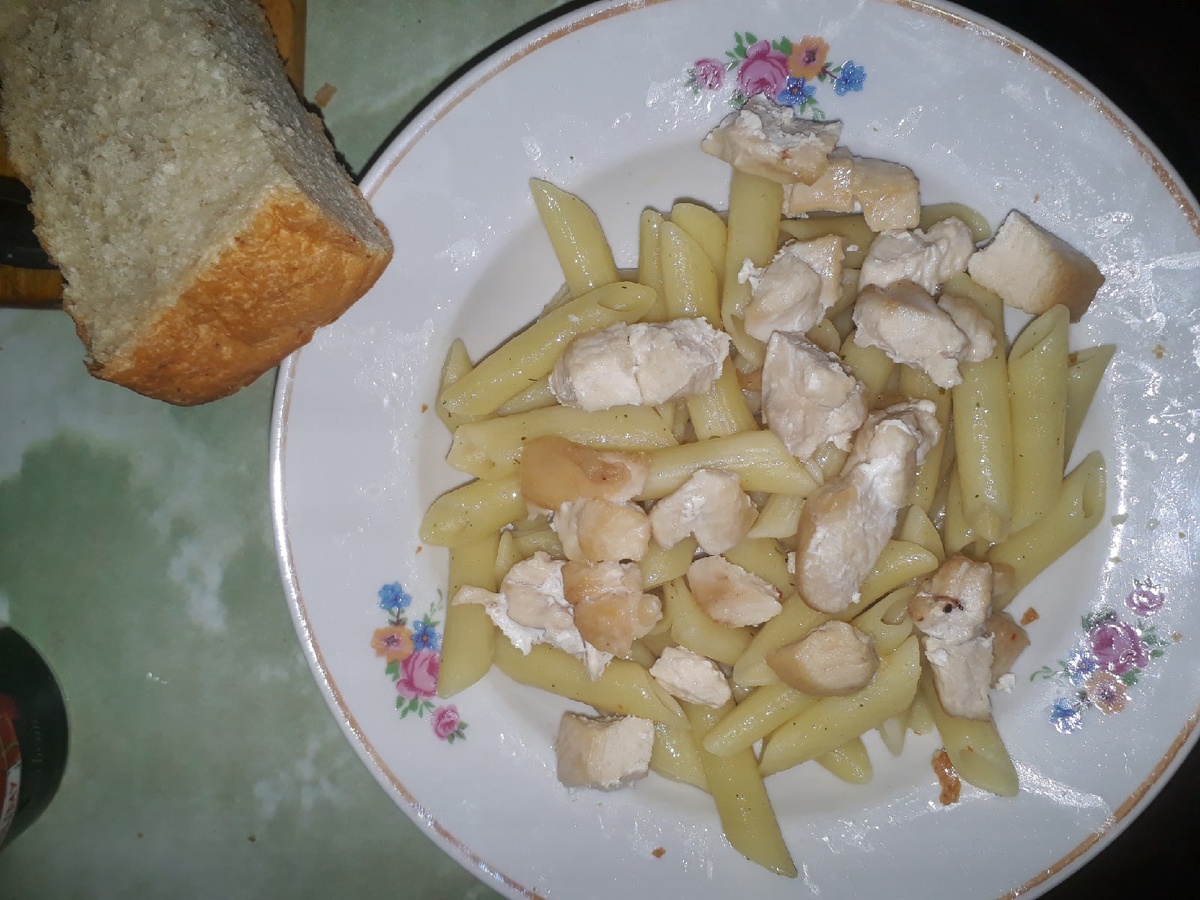 Ужин - 480 килокалорий.