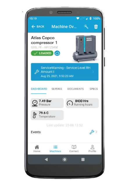 Интерфейс программы SMARTLINK для мониторинга и контроля