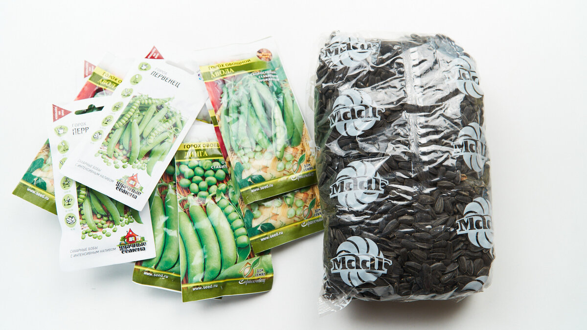 Скоро загружу новый контейнер подсолнечником и горошком.