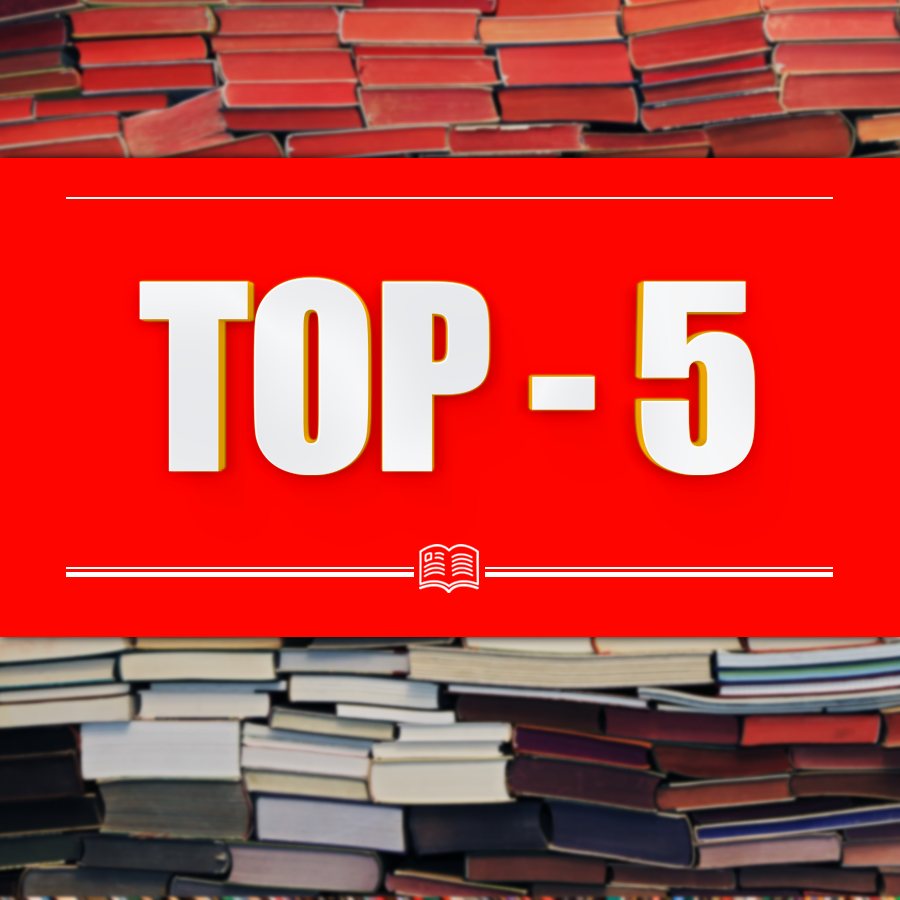 Топ 5. Топ 5 книг. Топ пять книг. Топ 5 книг картинка. Топ 5 книг литература.