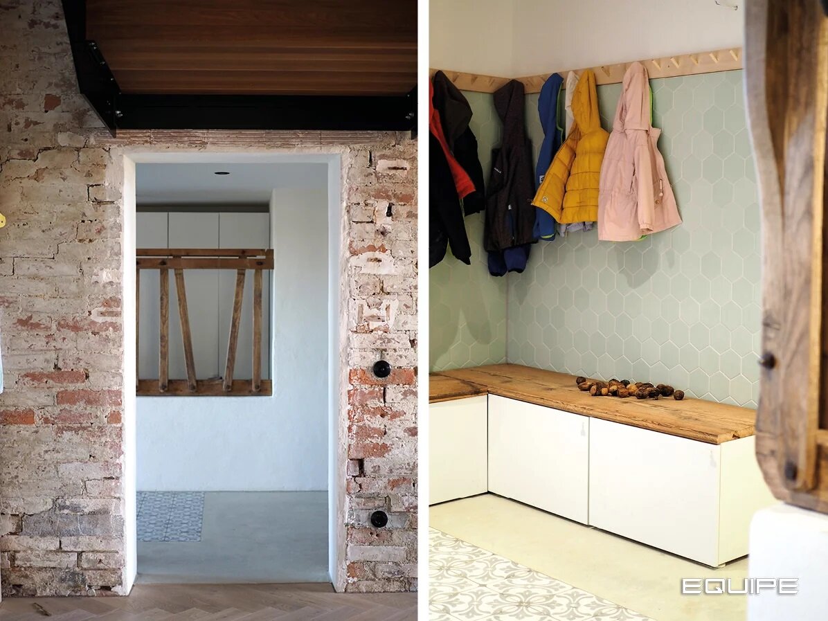 Дизайн сельского дома с плиткой Equipe Ceramicas