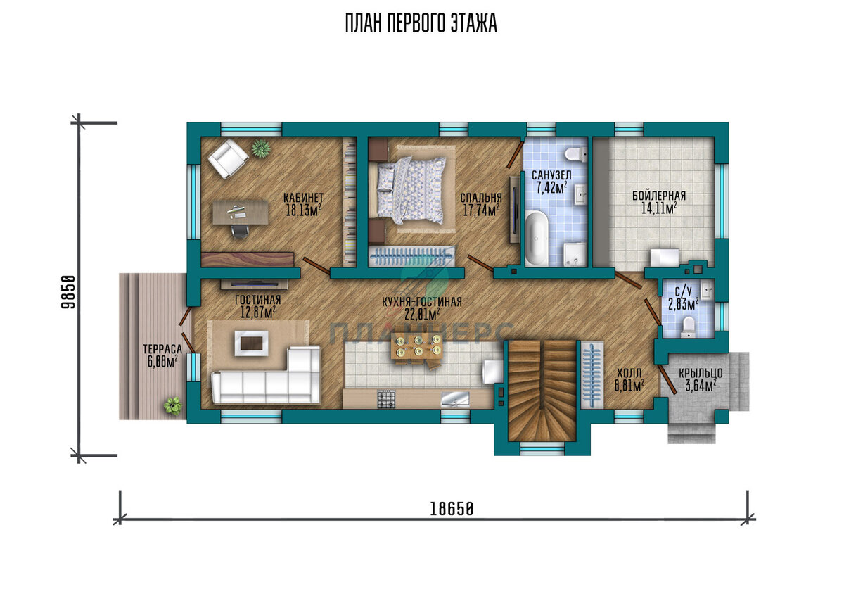 Планы этажей
