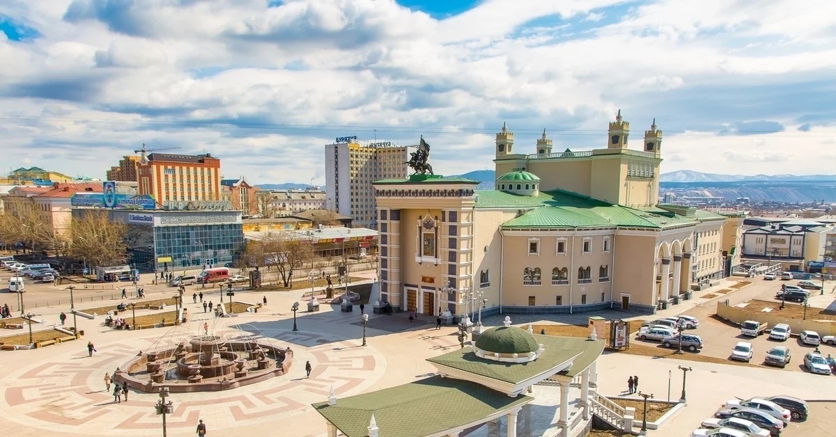 Достопримечательности России. Республика Бурятия. г. Улан-Удэ. Исторический центр города. Фото из открытых источников.