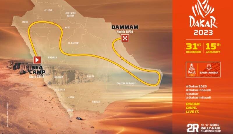 Знаменитое ралли Дакар возвращается в Саудовскую Аравию в четвертый раз в 2023 году, но с новым маршрутом и различными изменениями правил, о которых было объявлено накануне.