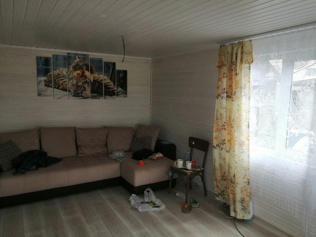 В процессе обустройства