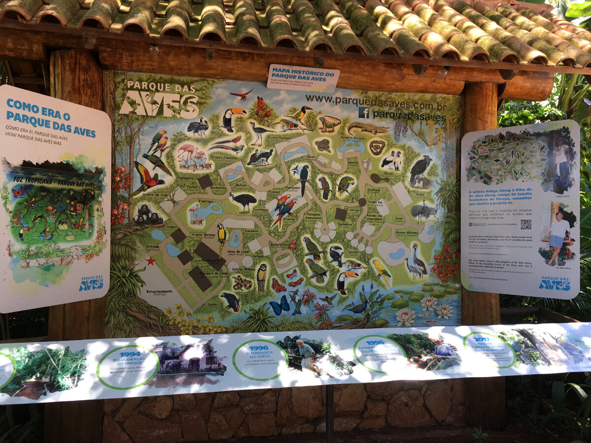 Стенды у входа в парк. Фото автора