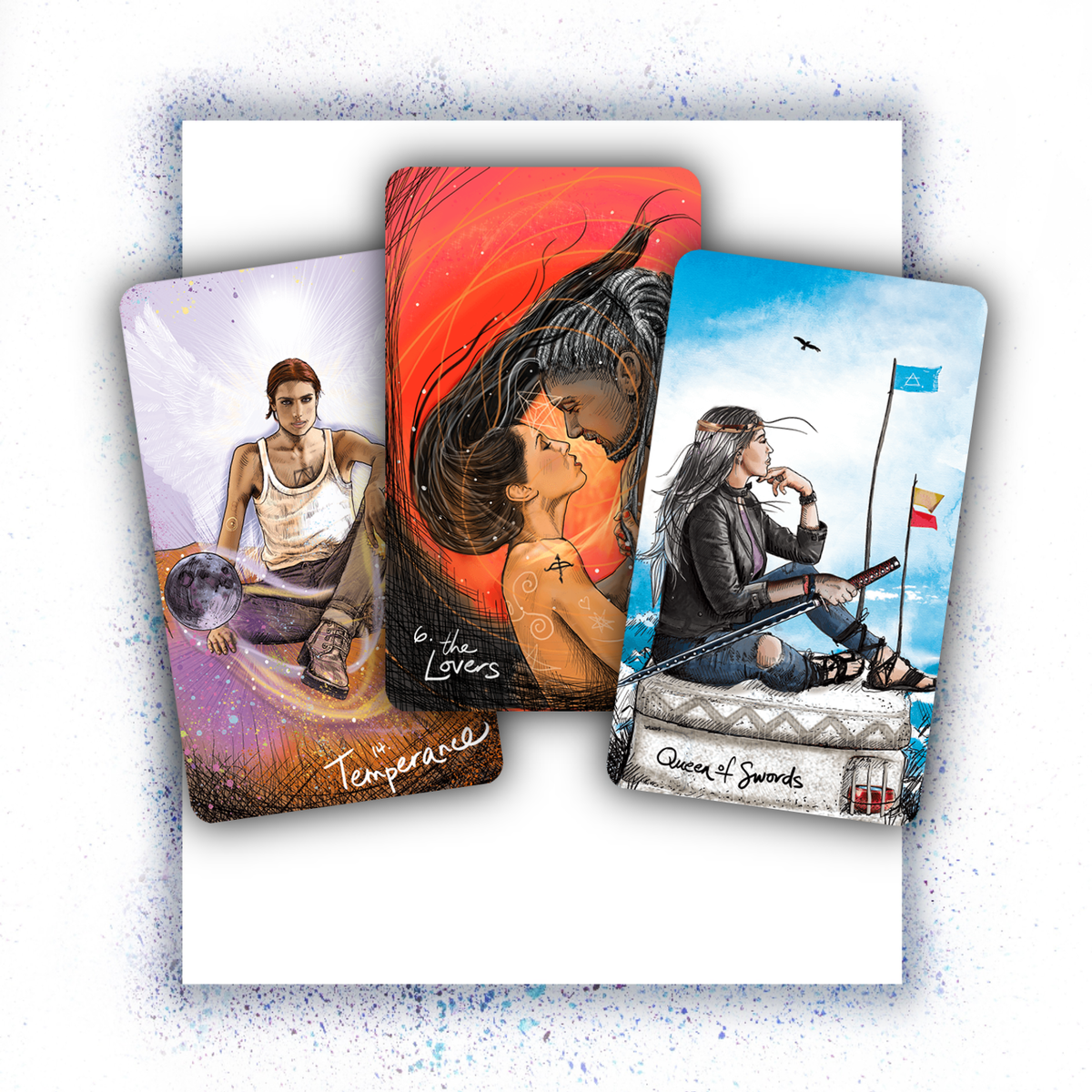 Для иллюстрации расклада я использую репродукции колоды Таро Светлого Провидца.