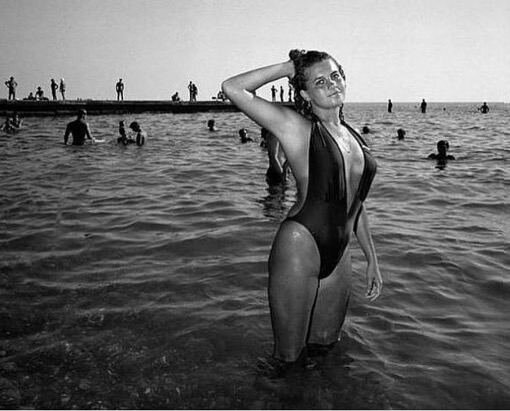 Отдыхающая. Сочи, 1988 г.