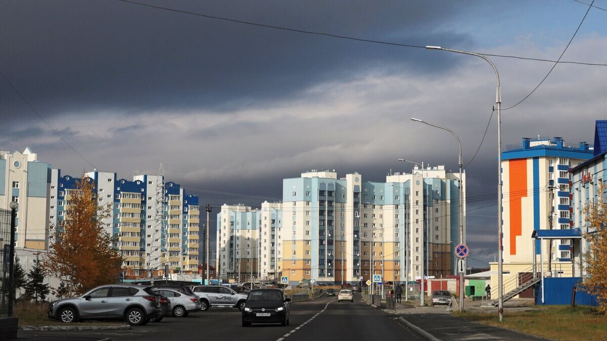    Современная жилая застройка в Салехарде © РИА Новости / Мария Плотникова