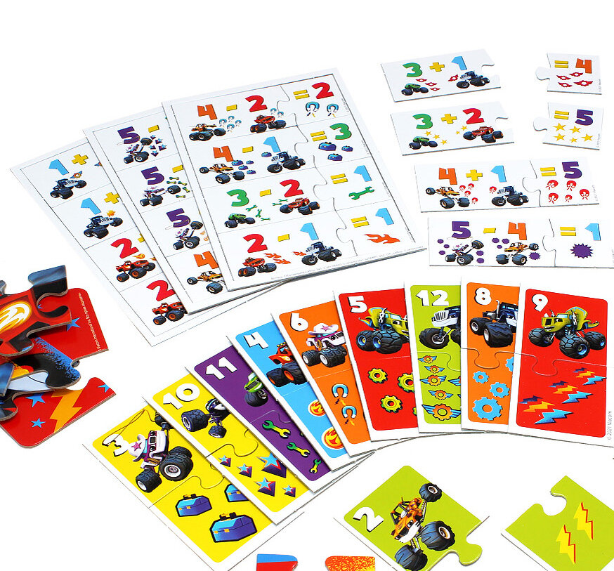 Набор 3в1 «Счет» с любимыми героями мультфильма «Вспыш»