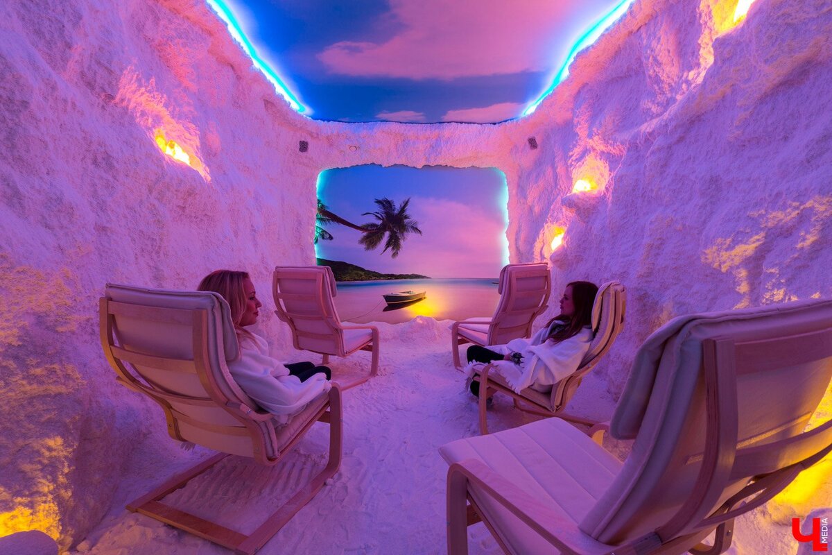 Соляная пещера в Красносельских банях, г. Владимир. Мы построили эту пещеру в 2016 году. 