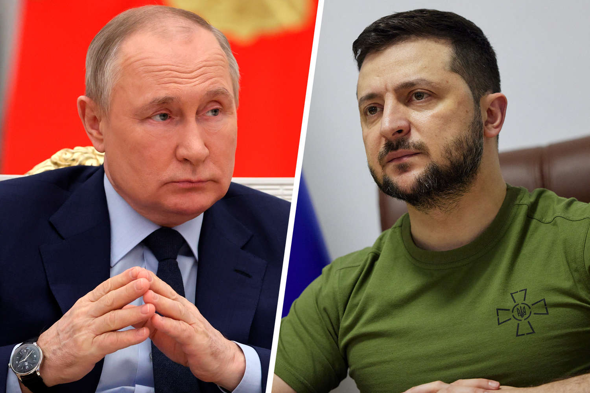 Владимир Путин и Владимир Зеленский 
Фото: РИА «Новости»/Reuters