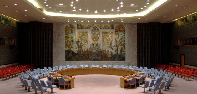    Зал заседаний Совбеза ООН (cc) United Nations Headquarters