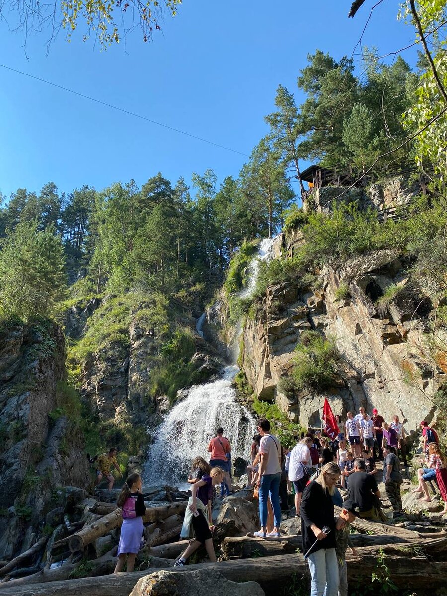 Алтай. Камышлинский водопад.