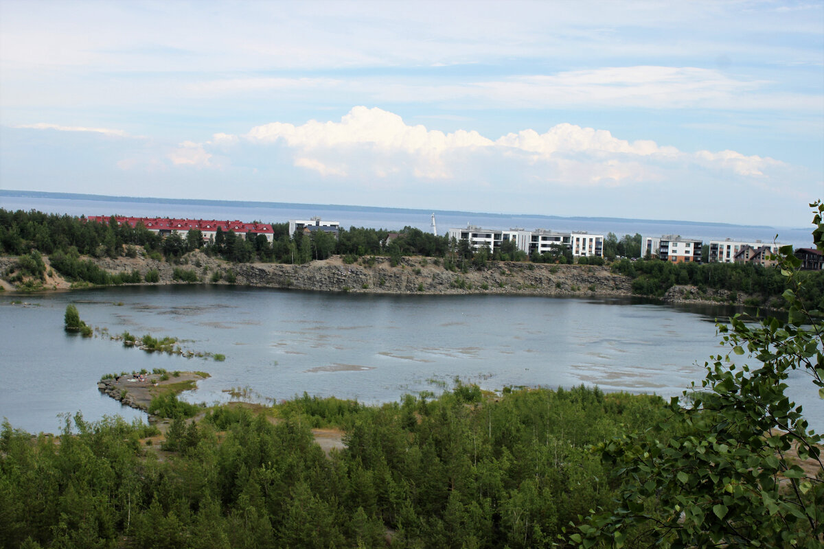 Меж двух Озёр (Карелия, Петрозаводск, Каменный бор, Фото - Кочанов А,В, 2022г)