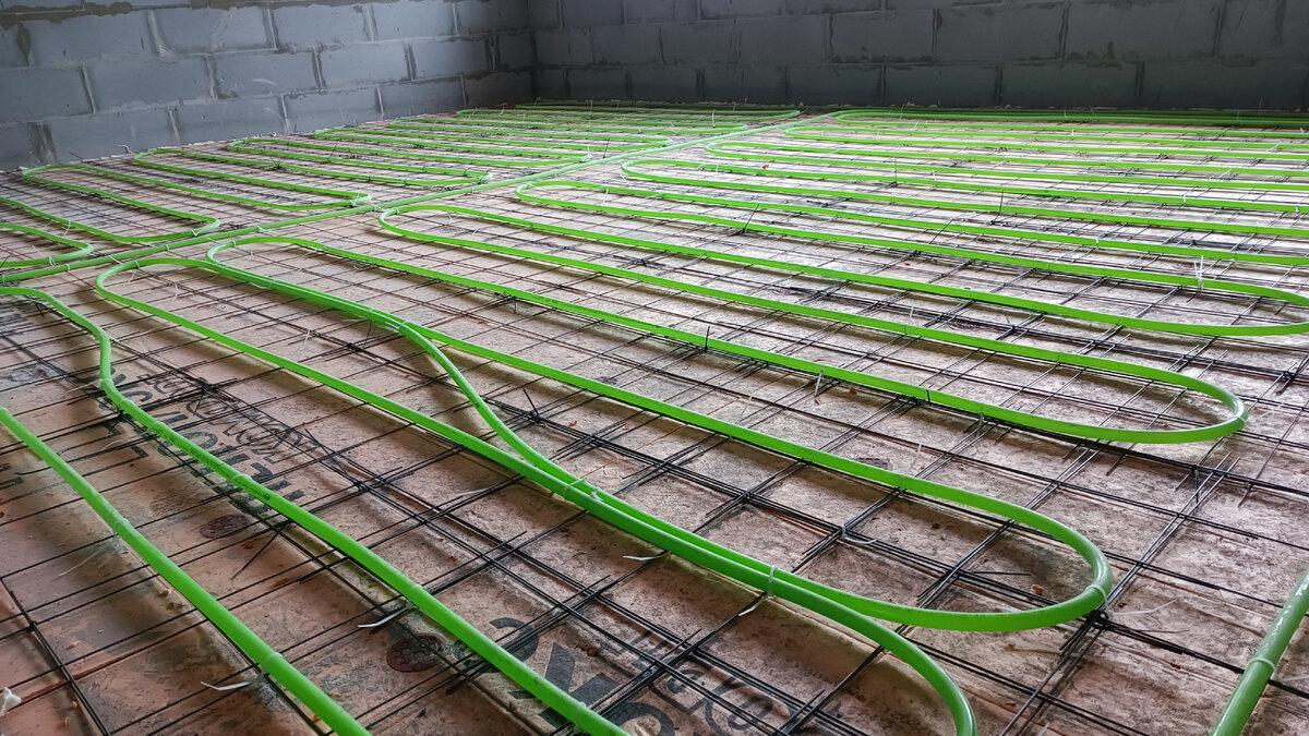 Контур теплого пола, но все самое главное возле коллектора.