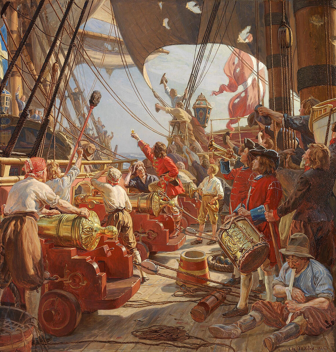 Противники выражают взаимное уважение: авторское представление знаменитого эпизода. Художник: Christian Mølsted