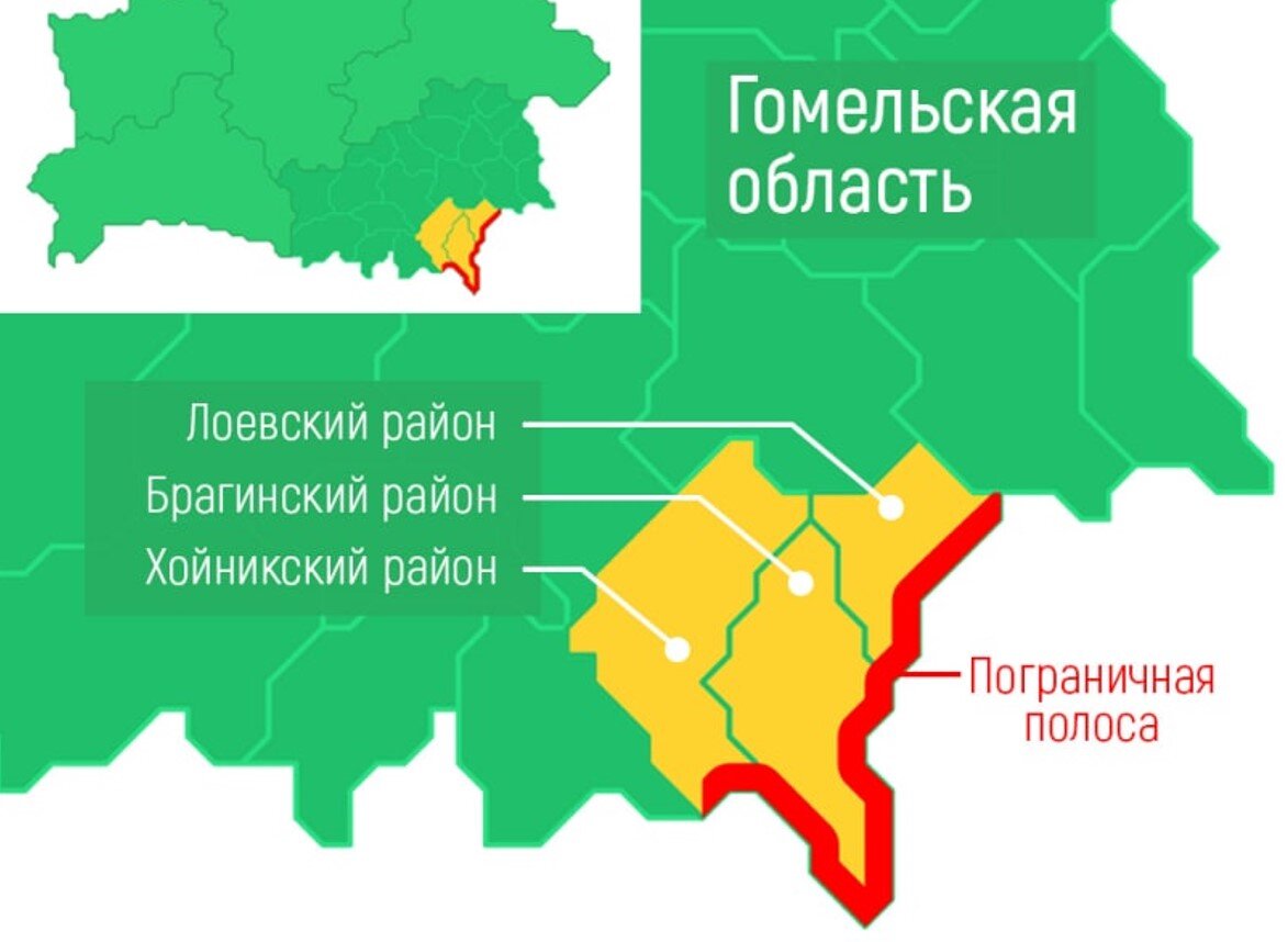 Карта брагинского района гомельской области со всеми деревнями до 1986 года