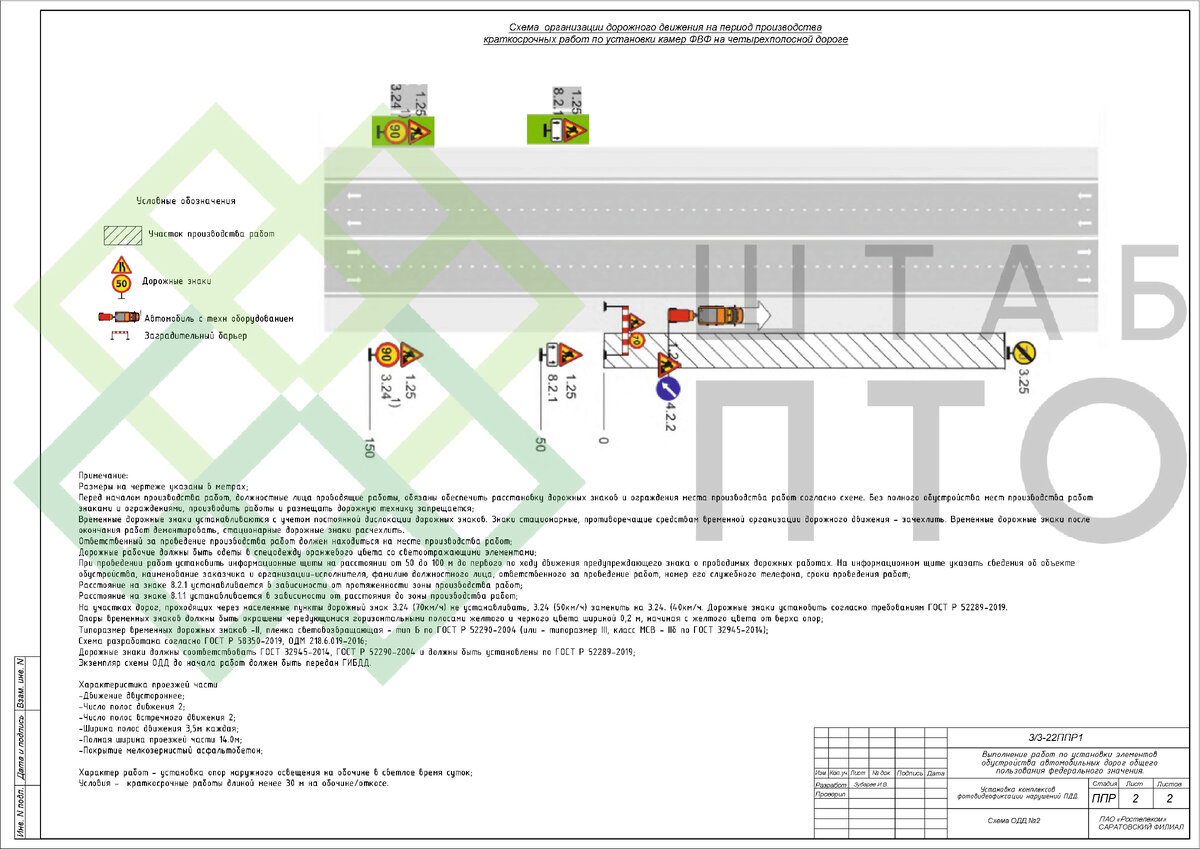 ППР установка камер фиксации нарушений на автомобильных дорогах общего  пользования федерального значения. Пример работы. | ШТАБ ПТО | Разработка  ППР, ИД, смет в строительстве | Дзен