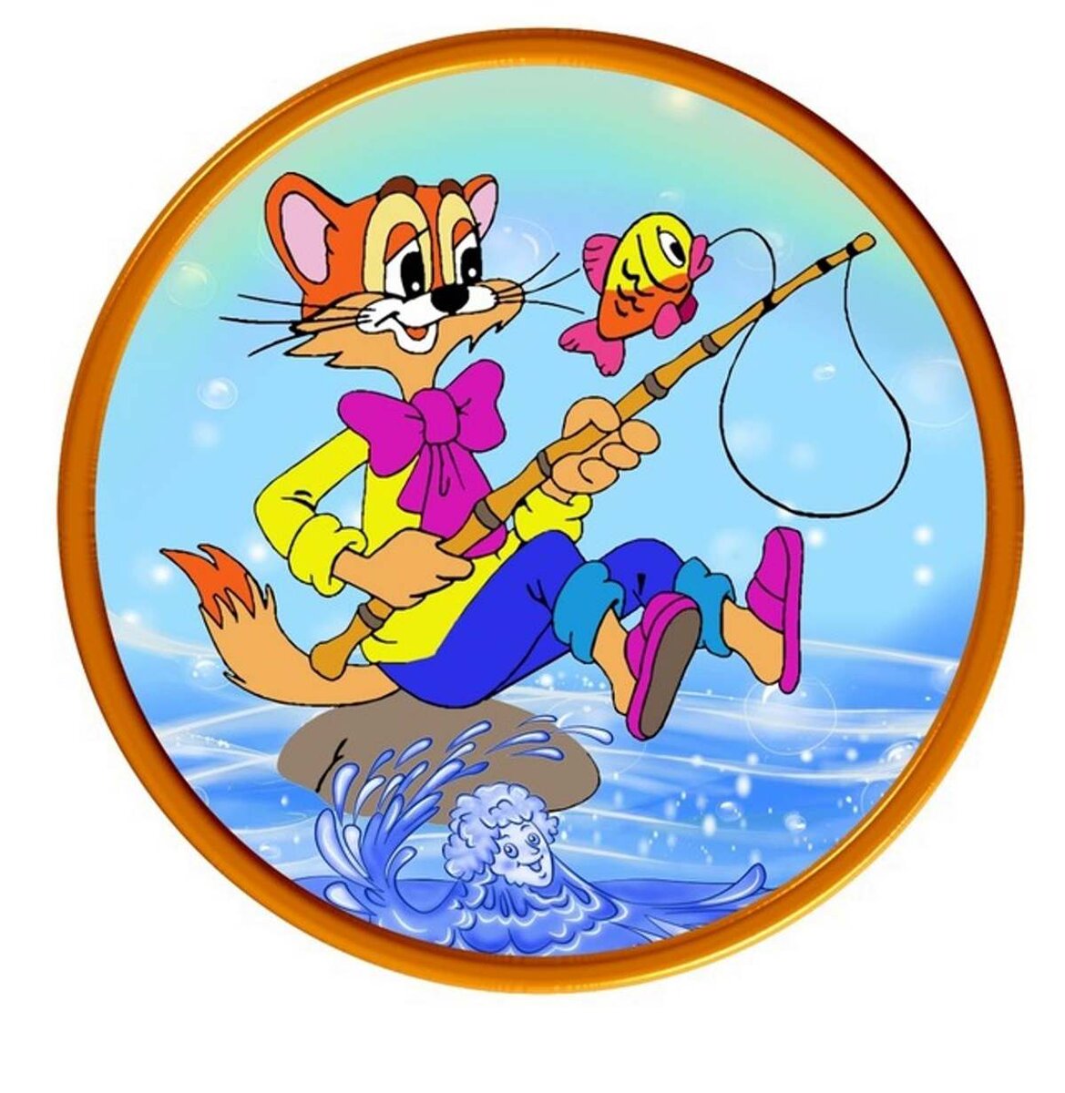 Наклейка с котом Леопольдом. Фото из открытых источников 