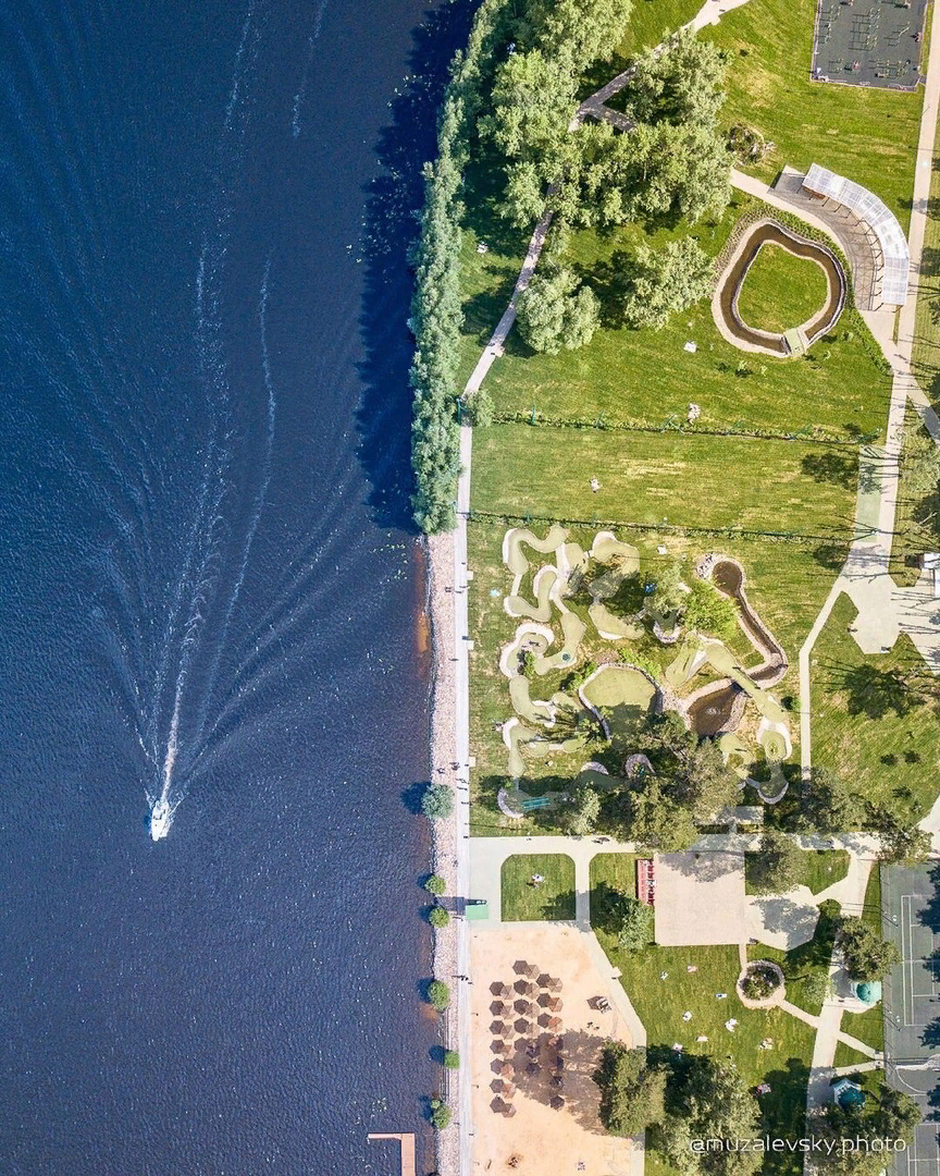 Покровский берег пляж москва