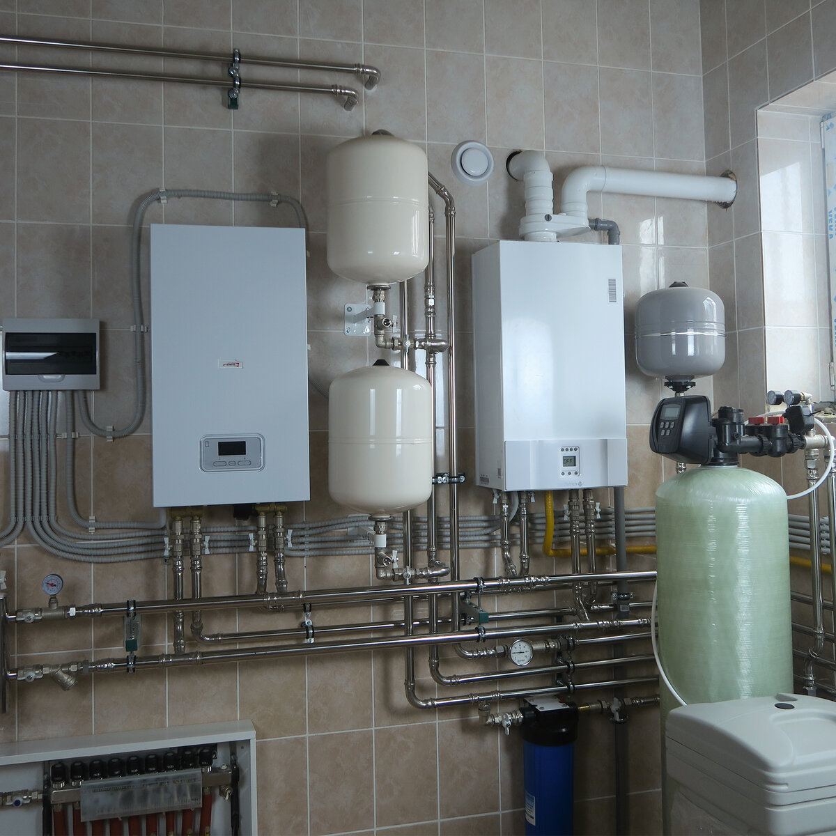 Котельная, сделанная специалистами компании "Инженерные системы" (Морские Террасы)