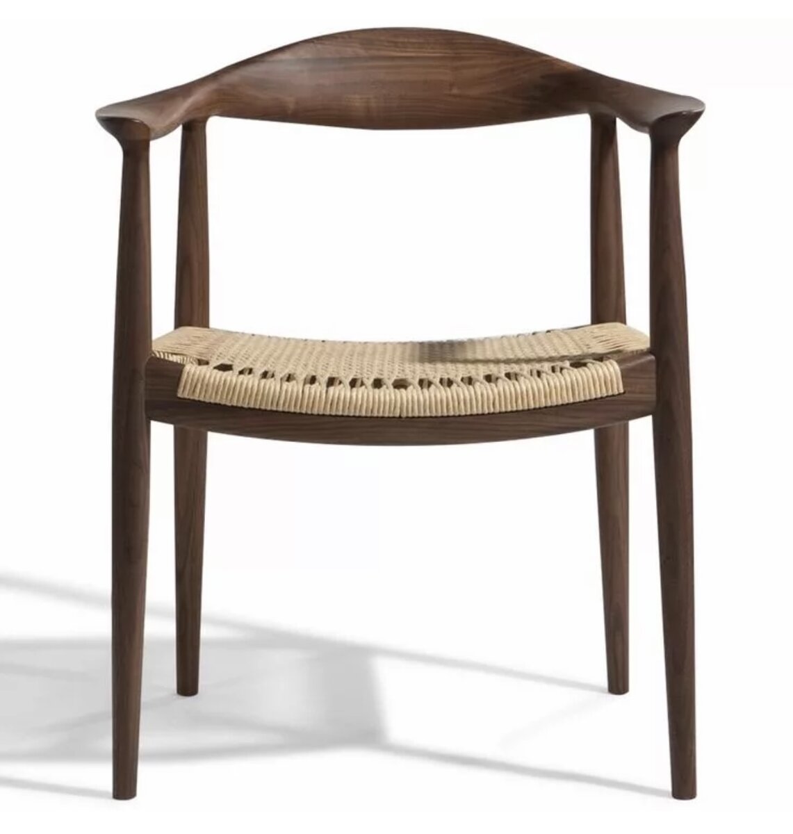 Стул "Round chair" с тросниковом сиденьем