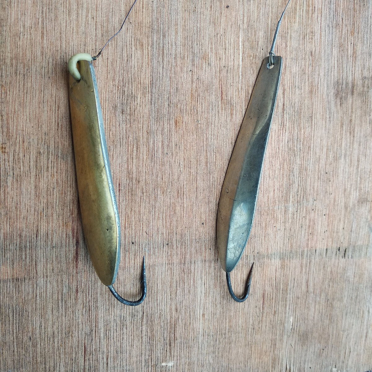 Самодельные блёсны. Фото автора.