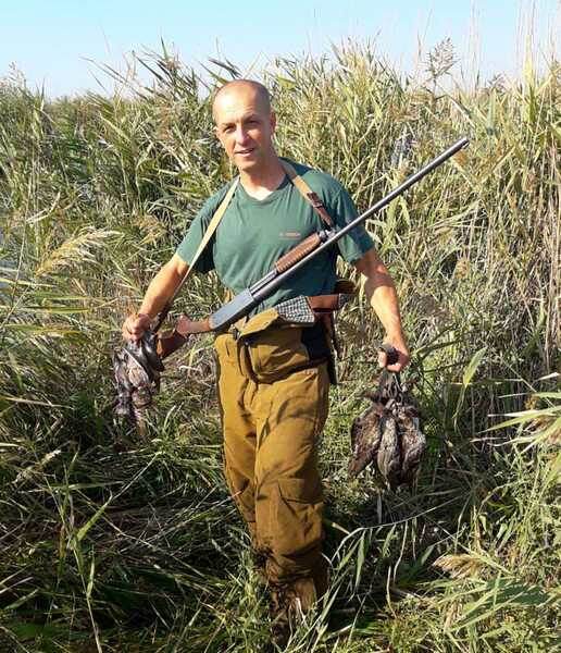 автор статьи на охоте с ружьём Бригант (Brigant HL-12-102)